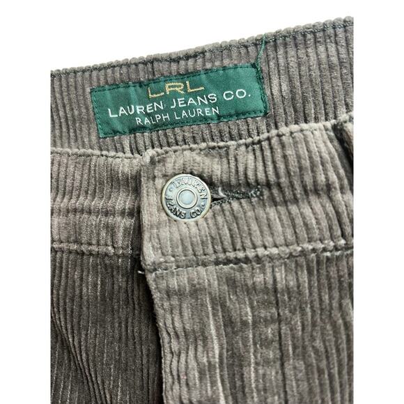 LRL Lauren Jeans Co. Ralph Lauren Classic Bootcut Brown Corduroy Pants Size 12 - Picture 3 of 9